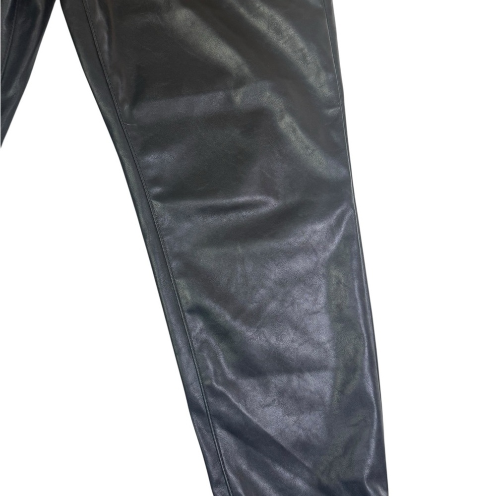 Old Navy O.G. Straight Faux Leather Pants | High-Rise | Size 14 - Picture 3 of 6